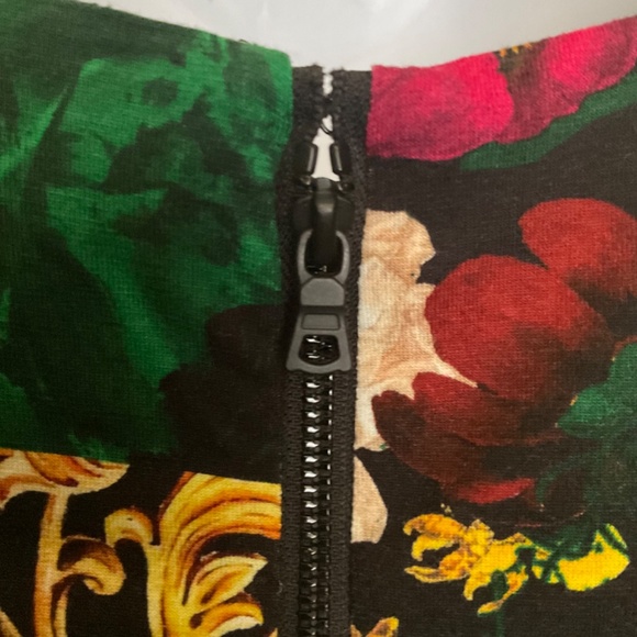 Alice + Olivia Delora Mixed Print Knit Dress - Size 4 - Picture 7 of 9